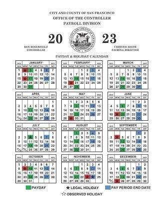 city and county of san francisco payroll calendar 2024|CCSF ePayroll .